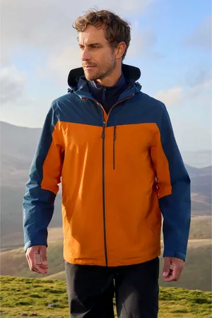 Mountain Warehouse Heren Brisk Extreme Colour Block Waterdichte Jas