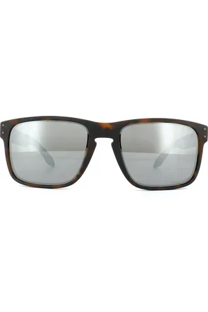 Oakley Rechthoek heren mat tortoise prizm zwarte zonnebril