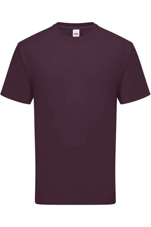 Fruit Of The Loom Heren Ringgesponnen Premium T-Shirt (Donkere Pruim)