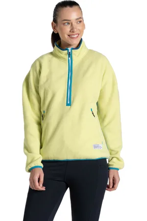 Craghoppers Dames/Dames CO2 Renu Technology Half Zip Fleece Top (Sleutelkalk)