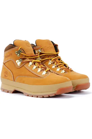 Timberland Euro Hiker Mid Lace Leder Heren Tarwe Laarzen