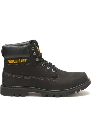 Caterpillar Colorado 2.0 Zwarte leren wandelschoenen enkel