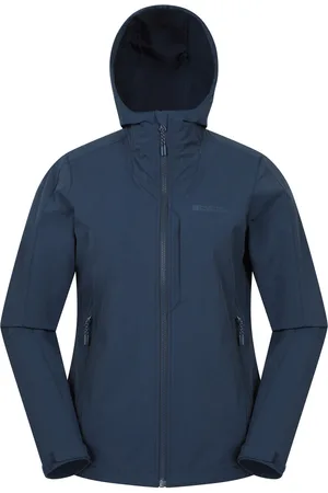 Mountain Warehouse Dames/Dames Retreat Verpakbaar Soft Shell Jasje (Marine)