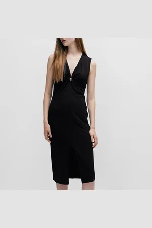 HUGO BOSS Kerta-1 Mouwloze Midi Dress in voor dames