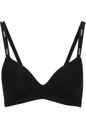 HUGO BOSS Dames Logo Straps Triangle Bra in