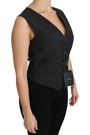Dolce & Gabbana Mouwloos Vest Met Stippen Voor Dames