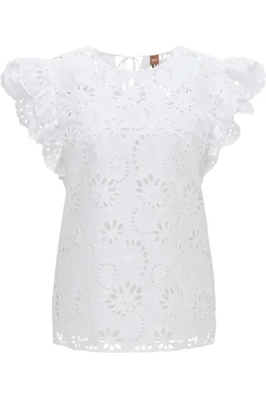 HUGO BOSS Dames Lembra mouwloze top in