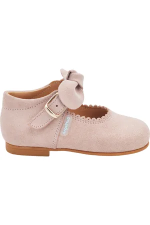Angelitos Mercedita leren schoenen kameel