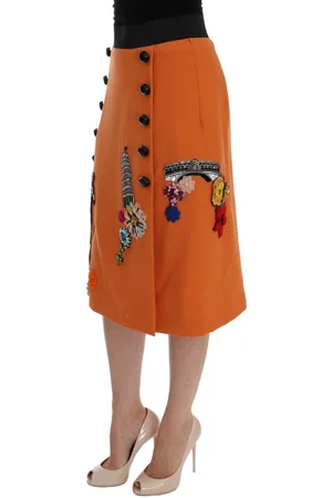 Dolce & Gabbana Geborduurde A-lijn Rok In