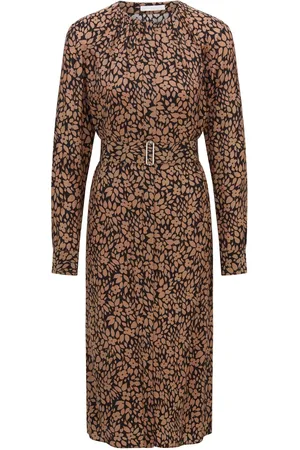HUGO BOSS Damesjurk Dibanora2 in Floral
