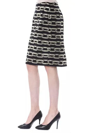 Byblos Pencil Rok Met Kettingprint