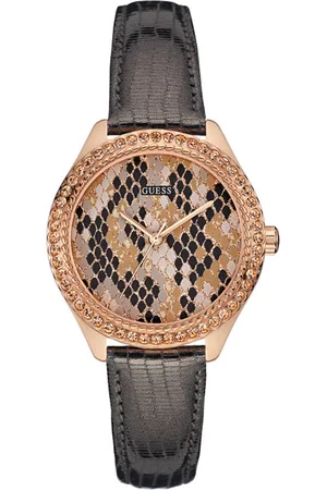 Guess Dameshorloge Kwarts Roze Goud