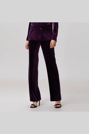 Smart & Joy Rechte fluwelen pantalon