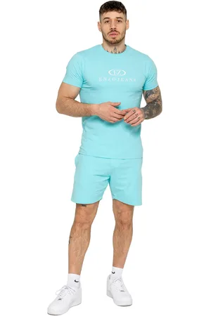 Enzo | Heren gym trainingspak met T-shirt en korte broek