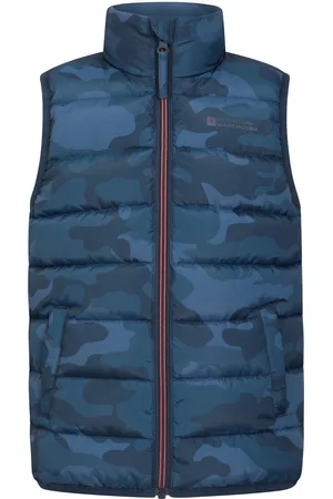 Mountain Warehouse Kinder/Kinder Rocko Camouflage Gewatteerd Gilet (Benzine)