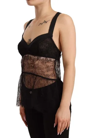 Dolce & Gabbana Kanten Babydoll Nylon Lingerie Top