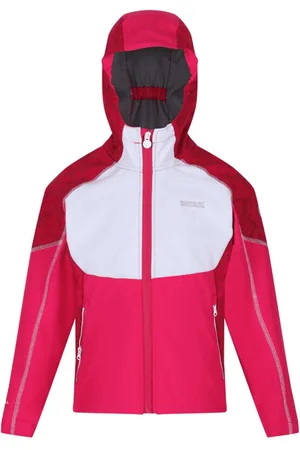 Regatta Kinderen/Kinderen Zuurgraad IV Reflecterende Kap Softshell-jasje (Hertogin /Wit)