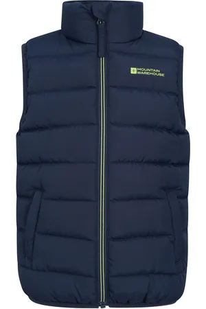 Mountain Warehouse Kinder/Kinder Rocko Gewatteerd Gilet (Donkerblauw)
