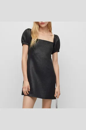 HUGO BOSS Kuleve-1 Square-Neck Dress voor dames in