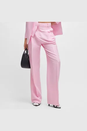 HUGO BOSS Dames Havira Relaxed-Fit Broek in