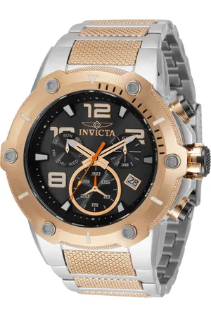 Invicta Speedway 33282 Heren Horloge - Quartz Uurwerk - Roestvrij Staal met zwarte Wijzerplaat - 51mm