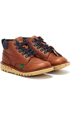 Kickers Jongens Meisjes Kick Hi Winter Volnerf Junior Bruine Laarzen
