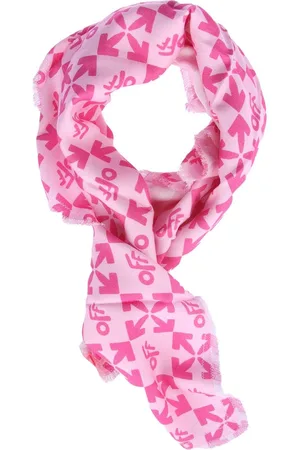 OFF-WHITE Accessories Off White Juniors Monogram Pashmina Scarf in Pink