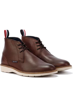 Ben Sherman Hampton Leren Herenlaarzen Bourgondië