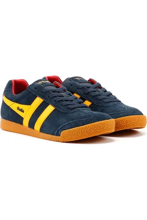 Gola Harrier Suede Vrouwentrainers Navy/Zon