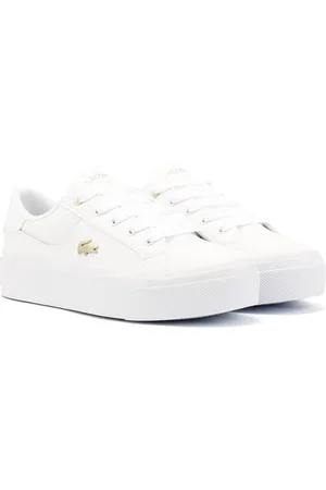 Lacoste Ziane Platform Leren Damestrainers