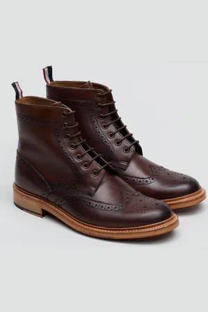 Ben Sherman Arthur Leer Herenlaarzen Mokka