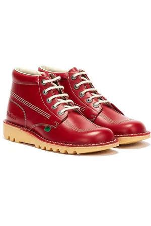 Kickers Kick Hi Heren Leren Laarzen