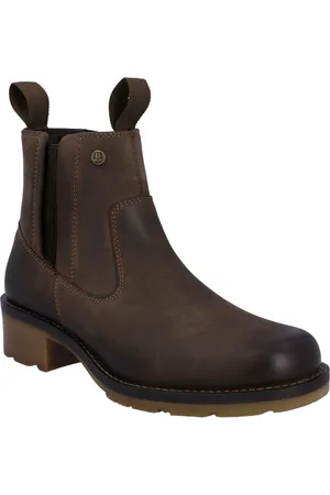 Hunter Iona Leder Dames Laarzen