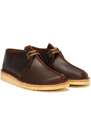 Clarks Desert Trek Leder Heren Beeswax Schoenen