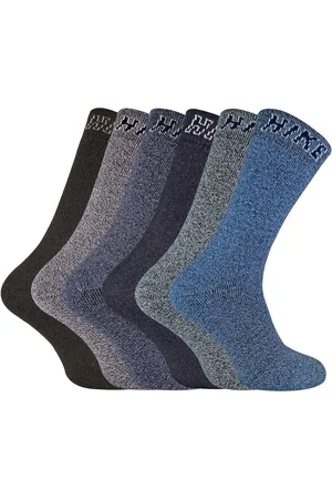 Sock Snob Set van 6 ademende katoenen wandelsokken voor heren - Pack 1