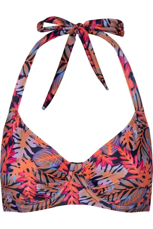 Trespass Dames/Dames Norie Tropical Leaves Bikinitop (Veelkleurig)