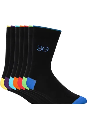 Crosshatch Heren Farrago Sokken (Pak van 7) ( /Multikleurig)