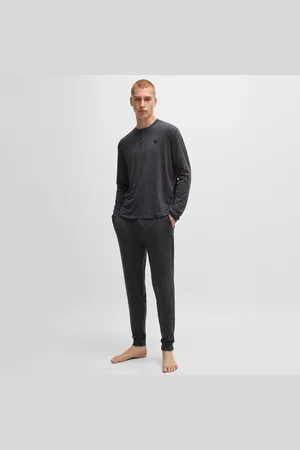 HUGO BOSS Herenpyjama Double B met monogram in