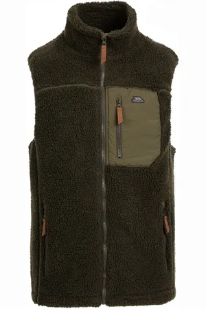 Trespass Heren Buckless Fleece Gilet (Ivy)