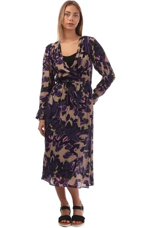 HUGO BOSS Dames Demaia Dress in Multi kleur