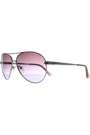Guess Aviator Dames Glimmend Met Kristallen Stenen Paars Gradiënt GU7470-S