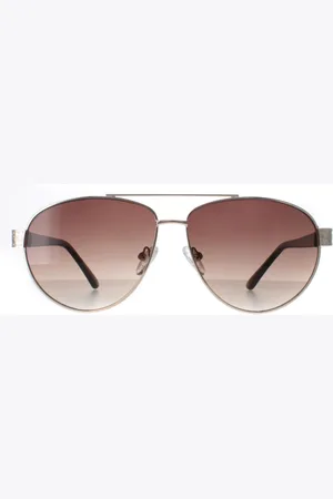 Guess GF0414 32F bruin gradiënt zonnebril