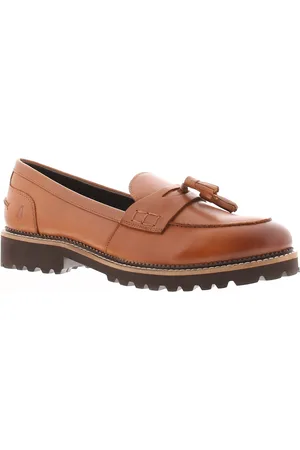 Hush Puppies Ginny Suede Damesschoenen In Tan Loafers