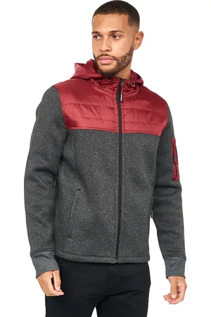 Crosshatch Heren Tradmax Jacket (Wijn)