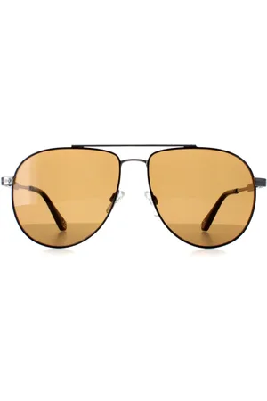 Ted Baker TB1691 Maeve 901 gunmetal met geverfde rand bruine zonnebril