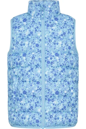 Mountain Warehouse Kinder/Kinder Rocko Bloemen Gewatteerd Gilet (Lichtblauw)