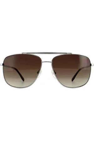 Lacoste Aviator unisex gouden groene zonnebril