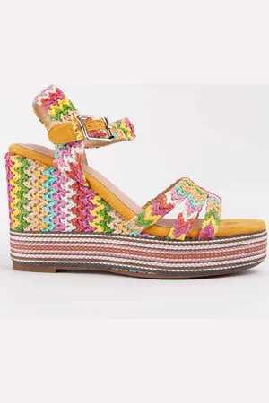 Montevita Sandalen Met Een Sleehak Salia9 Multikleurig