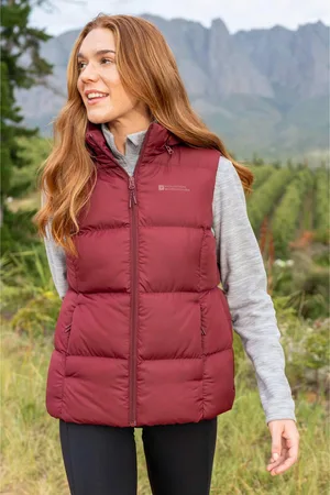 Mountain Warehouse Dames/Dames Astral II Gewatteerd Gilet (Donkerrood)