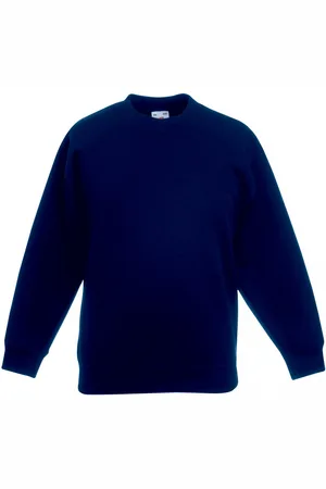 Fruit Of The Loom Kinder Unisex Premium 70/30 Sweatshirt (Donker Marine)